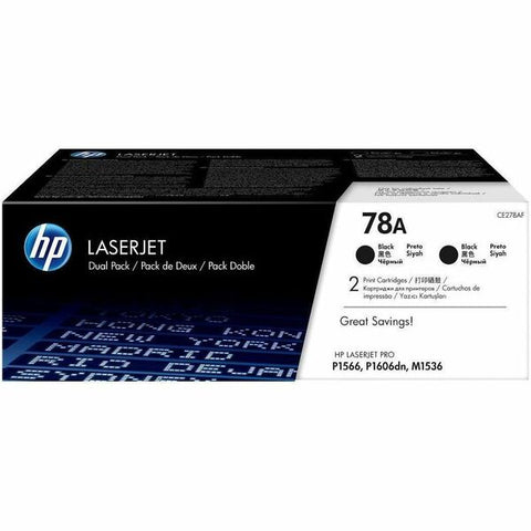 HP 78A Dual Pack Toner Cartridge
