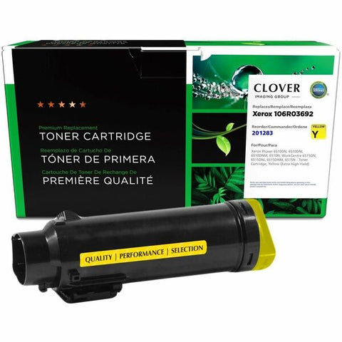 Clover Technologies Group, LLC Non-OEM New Extra High Yield Yellow Toner Cartridge for Xerox 106R03692