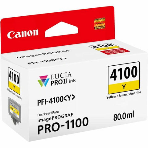 Canon, Inc PFI-4100 Yellow Ink Tank