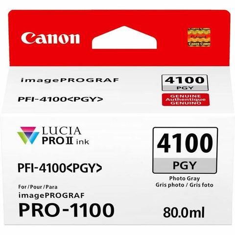 Canon, Inc PFI-4100 Photo Gray Ink Tank