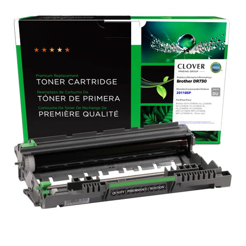 Clover Technologies Group, LLC Remanufactured Drum Unit for Brother DR730
