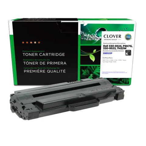 Clover Technologies Group, LLC Remanufactured High Yield Toner Cartridge (Alternative for Dell 330-9523 7H53W 330-9524 P9H7G) (2500 Yield)