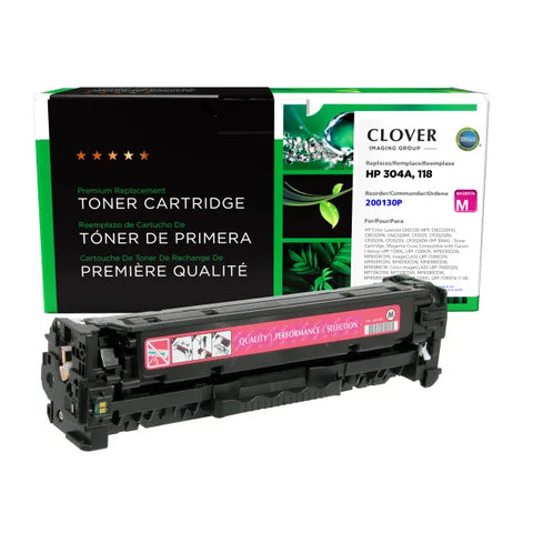 Clover Technologies Group, LLC Remanufactured Magenta Toner Cartridge (Alternative for HP CC533A 304A) (2800 Yield)