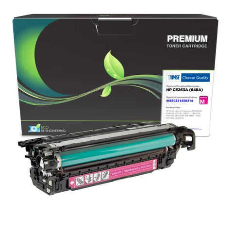MSE Remanufactured Magenta Toner Cartridge for HP CE263A (HP 648A)
