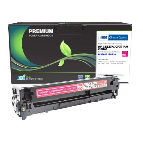 MSE Remanufactured Magenta Toner Cartridge for HP CE323A (HP 128A)