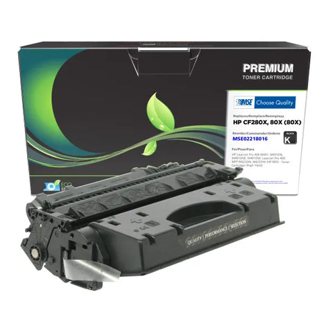 MSE Remanufactured High Yield Toner Cartridge for HP CF280X (HP 80X)