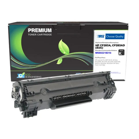 MSE Remanufactured Toner Cartridge for HP CF283A (HP 83A)