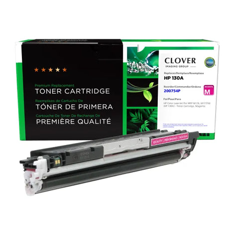 Clover Technologies Group, LLC Remanufactured Magenta Toner Cartridge (Alternative for HP CF353A 130A) (1000 Yield)