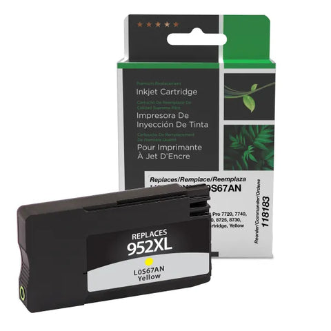 Clover Technologies Group, LLC Remanufactured High Yield Yellow Ink Cartridge for HP L0S67AN (HP 952XL)
