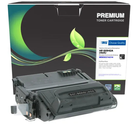 MSE Remanufactured Toner Cartridge for HP Q5942A (HP 42A)