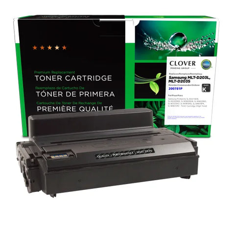 Clover Technologies Group, LLC Remanufactured High Yield Toner Cartridge (Alternative for Samsung MLT-D203L) (5000 Yield)