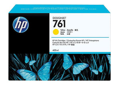 HP 761 (CM992A) Yellow Original Ink Cartridge (400 ml)