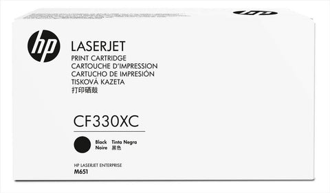 HP 654X (CF330XC) Black Original LaserJet Toner Cartridge (20500 Yield)