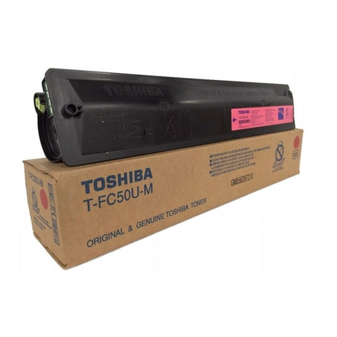 Toshiba OEM Toshiba T-FC50U-M (TFC50UM) Toner Cartridge, Magenta, 28K Yield