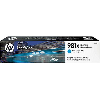 HP 981X (L0R09A) High Yield Cyan Original PageWide Cartridge (10000 Yield)