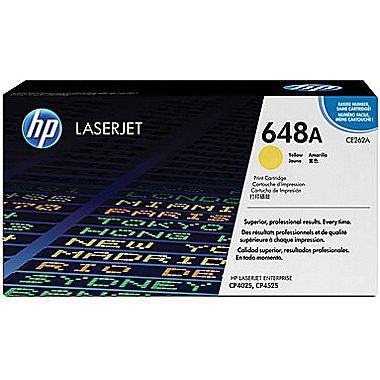 HP 648A (CE262A) Yellow Original LaserJet Toner Cartridge (11000 Yield)