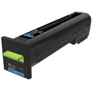 Lexmark Cyan Return Program Toner Cartridge (8000 Yield)