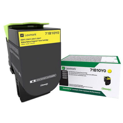 Lexmark Yellow Return Program Toner Cartridge (2300 Yield)