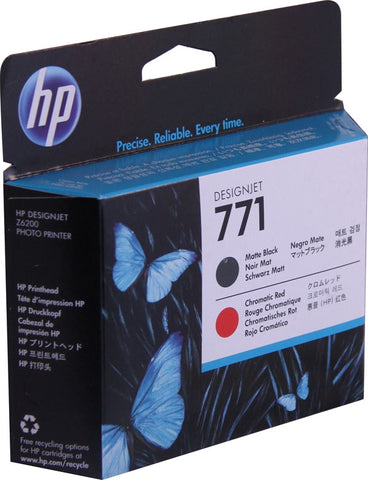 HP 771 (CE017A) Matte Black/Chromatic Red Printhead