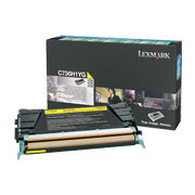 Lexmark Extra High Yield Yellow Return Program Toner Cartridge (10000 Yield)