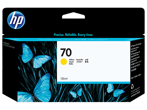 HP 70 (C9454A) Yellow Original Ink Cartridge (130 ml)