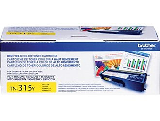 Brother High Yield Yellow Toner Cartridge (3500 Yield)
