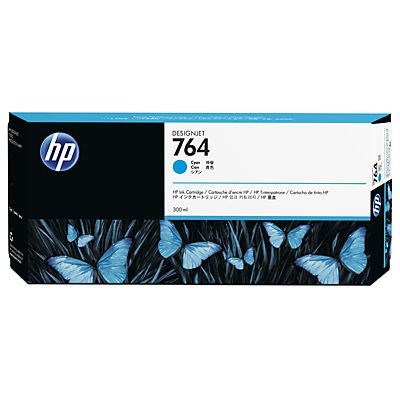 HP OEM HP 764 (C1Q13A) Inkjet, Cyan, 300 Yield