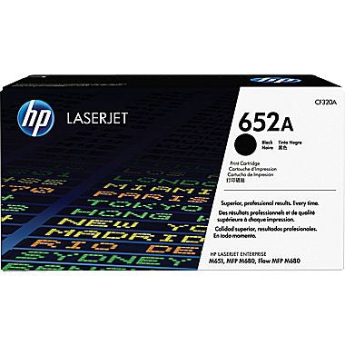 HP 652A (CF320A) Black Original LaserJet Toner Cartridge (11500 Yield)