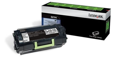 Lexmark (521H) High Yield Return Program Toner Cartridge (25000 Yield)