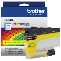 Brother INKvestment Tank Standard-yield Ink, Yellow, Yields approx. 1,500 pages
