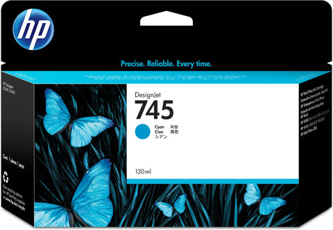 HP 745 (F9K03A) Cyan Original Ink Cartridge (300 ml)
