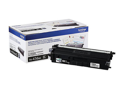 Brother OEM TN436BK HL-8360/9310/MFC-L8900/L9570 EHY Black Toner Cartridge