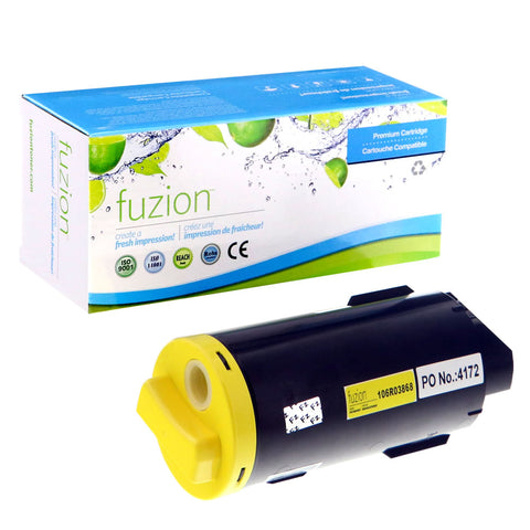 Fuzion Compatible Xerox 106R03868 Yellow Extra High Yield Toner