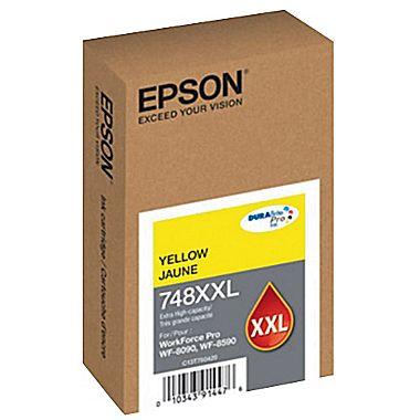 Epson (748) DURABrite Pro Extra High Capacity Yellow Ink Cartridge (7000 Yield)