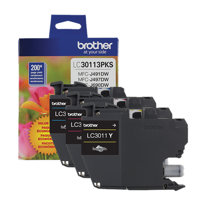 Brother Cyan/Magenta/Yellow Ink Cartridge Multipack