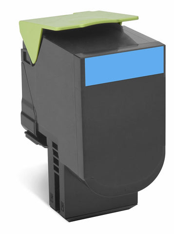 Lexmark (700H2) High Yield Cyan Toner Cartridge (3000 Yield)
