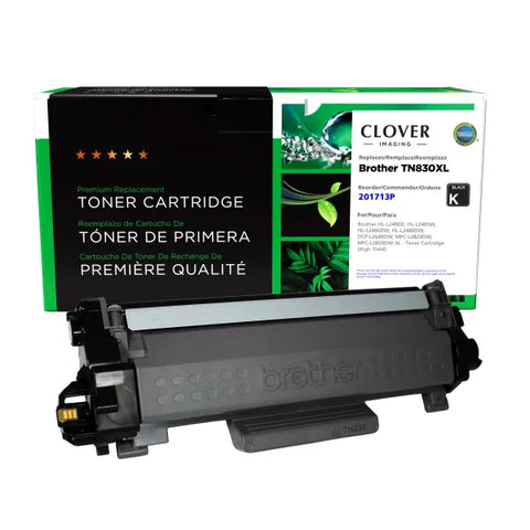 Clover Imaging Remanufactured High Yield Toner Cartridge for Brother TN830XL