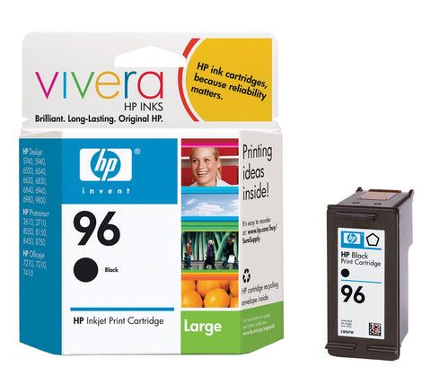 HP 96 (C8767WN) Black Original Ink Cartridge (860 Yield)