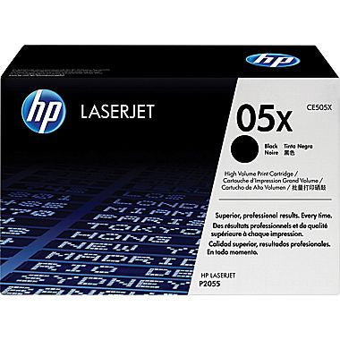HP 05X (CE505X) Black Original LaserJet Toner Cartridge (6500 Yield)