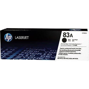 HP 83A (CF283A) Black Original LaserJet Toner Cartridge (1500 Yield)