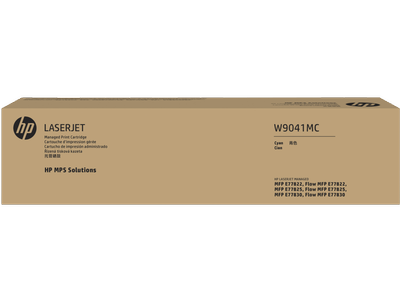 HP (W9041MC) Color LaserJet MFP E77822 E77825 E77830 Cyan Managed LaserJet Toner Cartridge (32000 Yield)