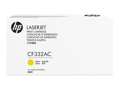HP 654A (CF332AC) Yellow Original LaserJet Toner Cartridge (15000 Yield)