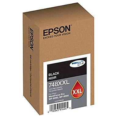 Epson (748) DURABrite Pro Extra High Capacity Black Ink Cartridge (10000 Yield)