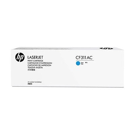 HP 826A (CF311AC) Cyan Original LaserJet Toner Cartridge (31500 Yield)