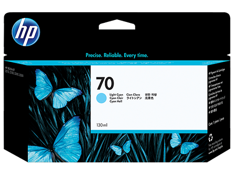 HP 70 (C9390A) Light Cyan Original Ink Cartridge (130 ml)