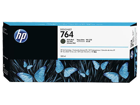 HP OEM HP 764 (C1Q16A) Inkjet, Black, 300 Yield