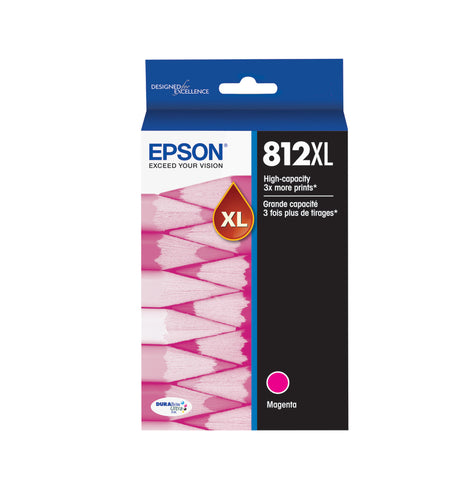 Epson T812XL, Magenta High-Capacity Ink Cartridge
