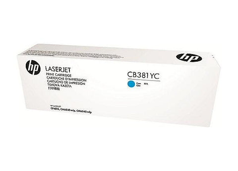 HP 824A (CB381YC) Cyan Original LaserJet Toner Cartridge (31000 Yield)