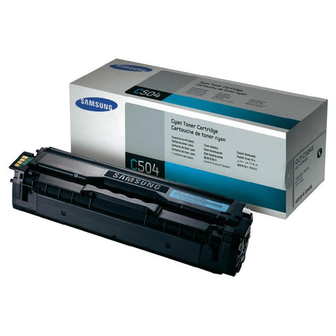 Samsung (CLT-C504S/XAA) Cyan Toner Cartridge (1800 Yield)