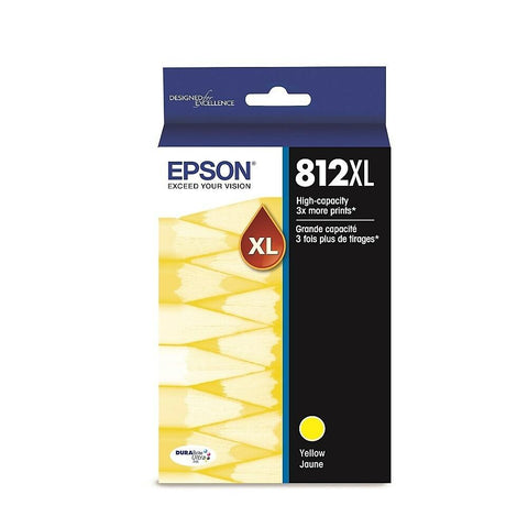 Epson T812XL, Yellow High-Capacity Ink Cartridge